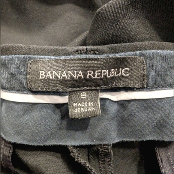 Banana Republic Black Careerwear Work Pants Size 8 - Picture 5 of 6